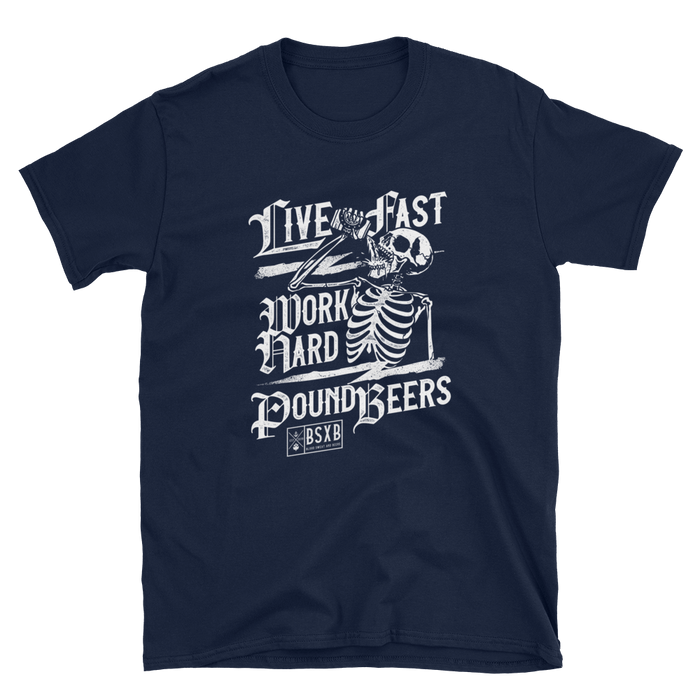 BSXC Live Fast - Short-Sleeve Front Print Unisex T-Shirt