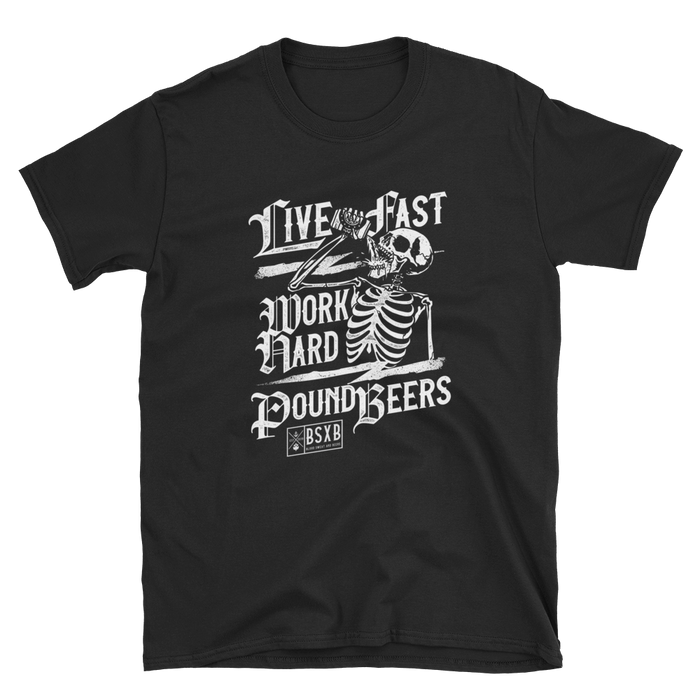 BSXC Live Fast - Short-Sleeve Front Print Unisex T-Shirt